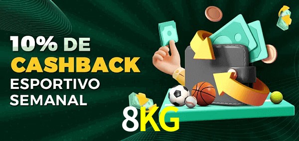 10% de bônus de cashback na 8KG