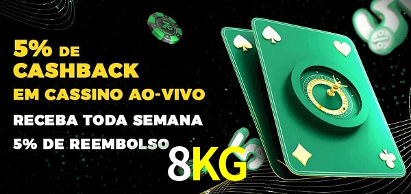 Promoções do cassino ao Vivo 8KG